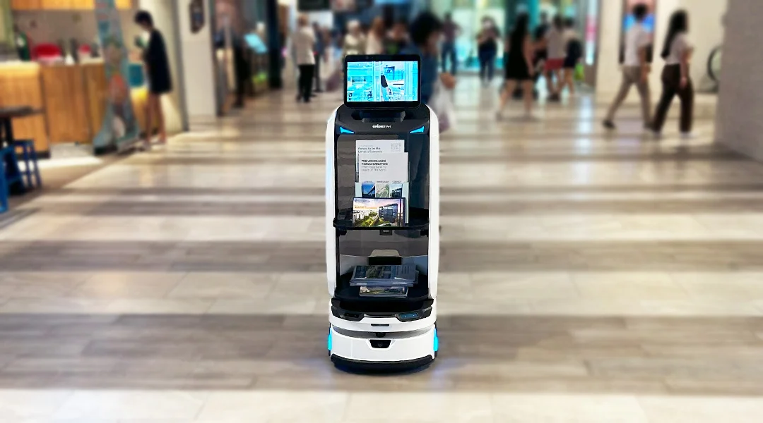 Robot Promoter Applications Scenario - Shopping Mall